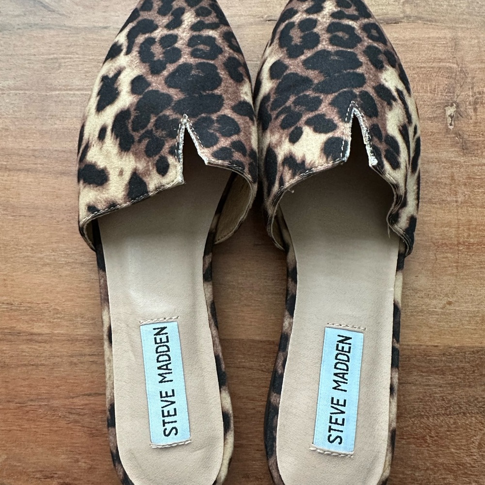 ✨NWOT✨ Steve Madden Leopard Print Women's Mules